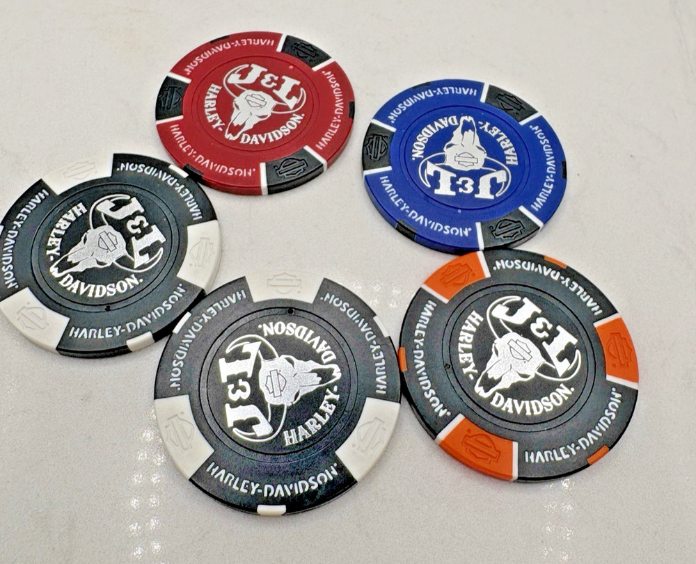 Harley Davidson Poker Chips, Complete your collection, Sioux Falls, SD